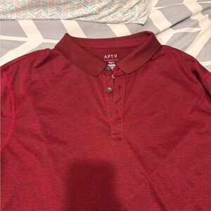 Apt. 9 Men's Deep Red Polo Shirt